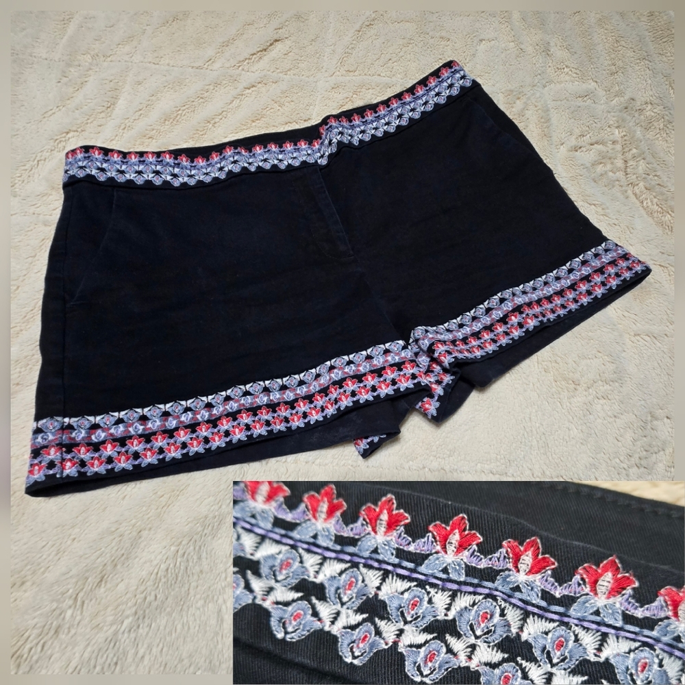 Loft Shorts Embroidered Chino Shorts Shorty, 14